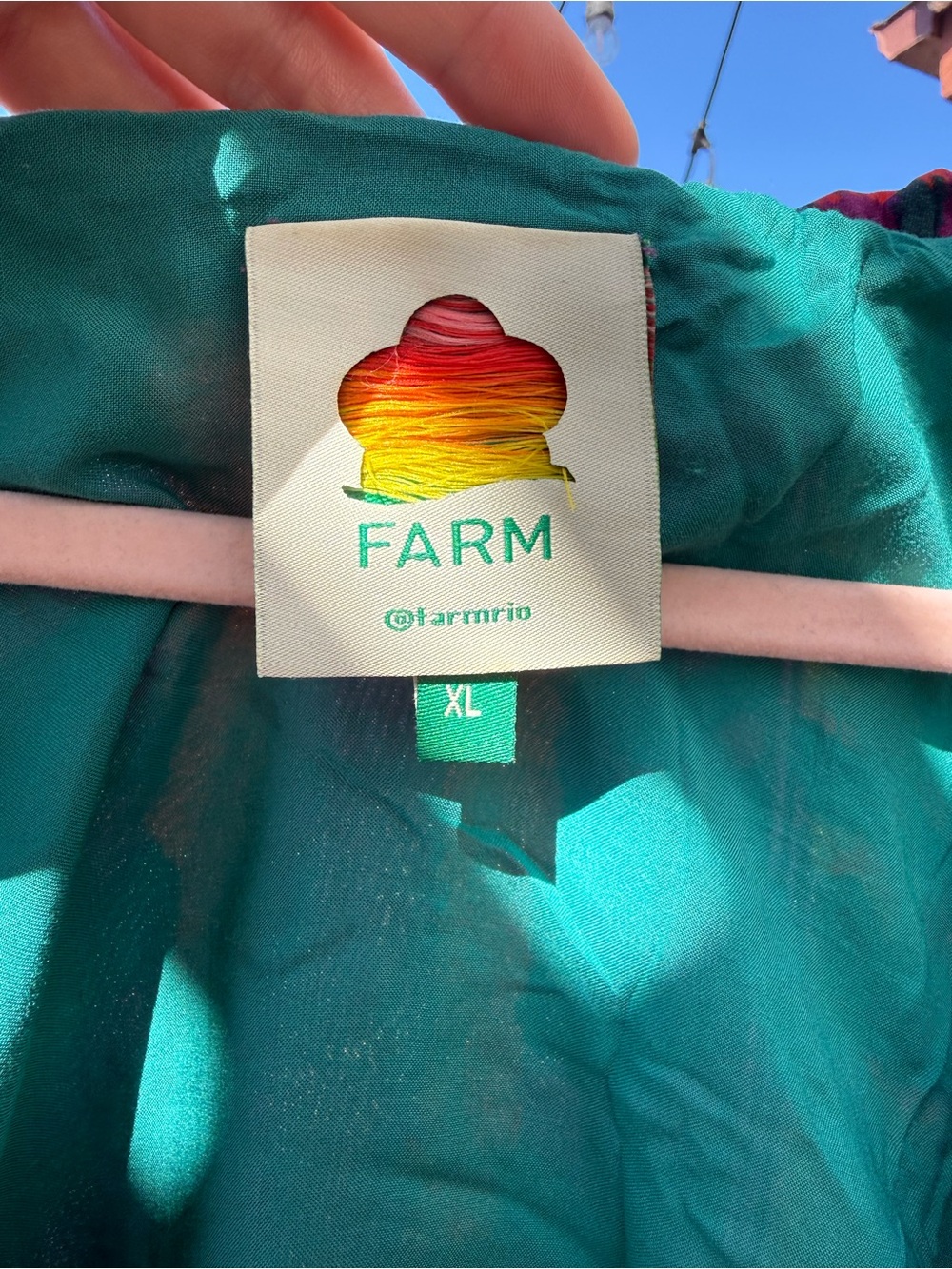 FARM Rio Foliage Dress - Size XL - NWOT - Picture 10 of 10
